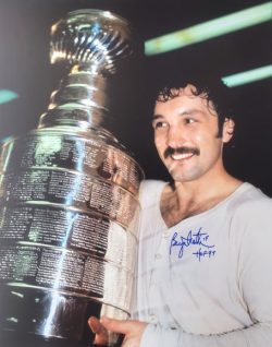 Autographed BRYAN TROTTIER "HOF 97" 16x20 Pittsburgh Penguins Photo