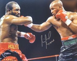 Autographed MICHAEL MOORER Boxing 16x20 photo