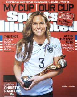 Autographed CHRISTIE RAMPONE 16X20 USA Soccer Photo Fanatics