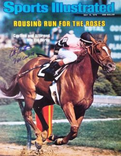 Autographed STEVE CAUTHEN "Triple Crown 78" Horse Racing 16x20 Photo