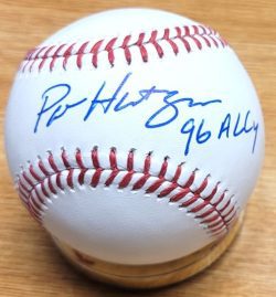 Autographed PAT HENTGEN "96 AL CY"  Official Major League Baseball