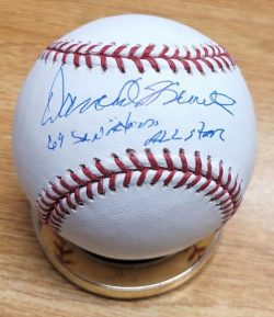 Autographed DAROLD KNOWLES "69 Senators All Star" Rawlings Official Major League Baseball