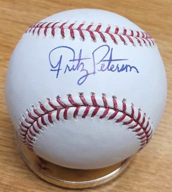 Autographed FRITZ PETERSON Official Major League Baseball