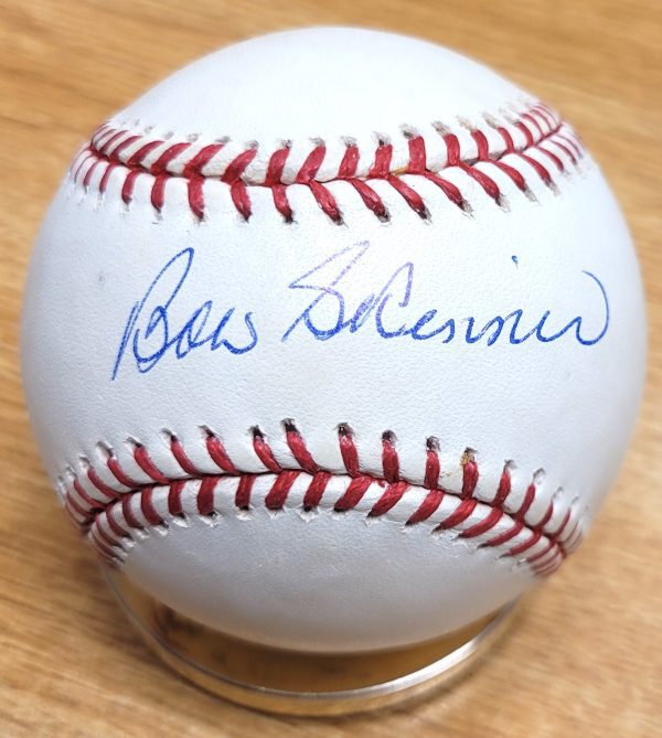 Autographed BOB SKINNER Official Major League Baseball