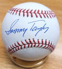 Autographed Sammy Taylor Rawlings Official Major League Baseball
