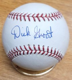 DICK GROAT Autographed Official Major League Baseball