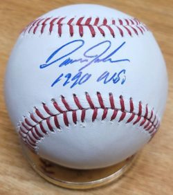 Autographed DANNY JACKSON "1990 WSC" Official Major League Baseball
