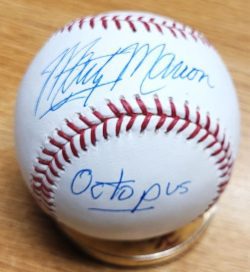 Autographed Marty Marion "Octopus" Rawlings Official Major League Baseball