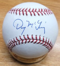 Autographed DENNY MCLAIN Official Major League Baseball