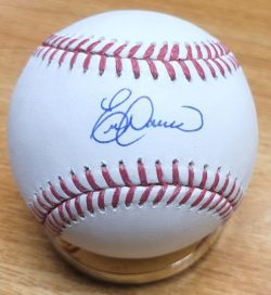 Autographed ERIC DAVIS Official Major League Baseball Beckett