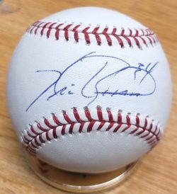 Autographed KRIS BENSON Official Major League Baseball