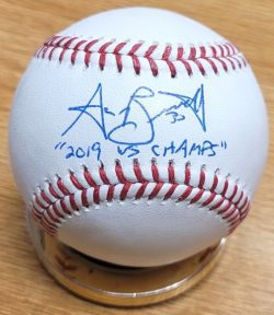 Autographed AARON BARRETT "2019 WS Champs" Official Major League Baseball