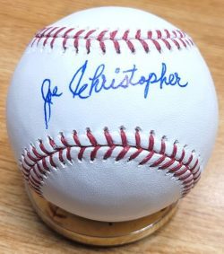 Joe Christopher Autographed Official Major League Baseball