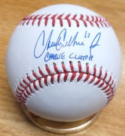 Autographed CHARLIE CULBERSON "Charlie Clutch"  Official Major League Baseball