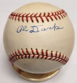 Autographed AL DARK Official National League Baseball