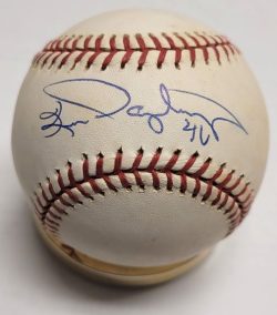 Autographed KEN DAYLEY Official National League Baseball