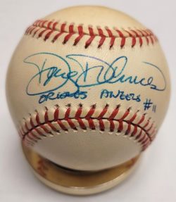 Autographed DOUG DECINCES Official American League Baseball