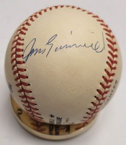 Autographed JIM EISENREICH Official National League Baseball