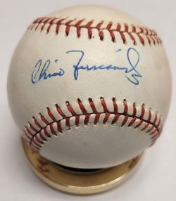 Autographed CHICO FERNANDEZ Official National League Baseball