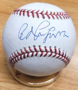 Autographed ED FIGUEROA Official Major League Baseball