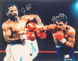 Autographed ALEXIS ARGUELLO and AARON PRYOR Boxing 16x20 photo