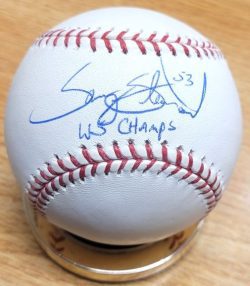 Autographed SAMMY STEWART Official Major League Baseball