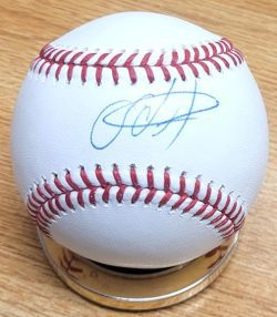 Autographed Sandy Alcantara Rawlings Official Major League Baseball