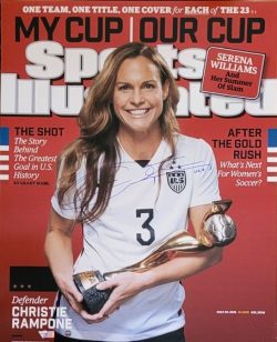 Autographed CHRISTIE RAMPONE 16X20 USA Soccer Photo Fanatics