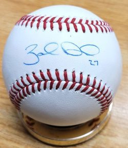 Autographed ZACH DAVIES Official Major League Baseball