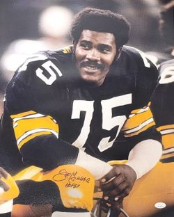 Autographed Joe Greene "HOF 87" Pittsburgh Steelers 16x20 Photo with JSA COA