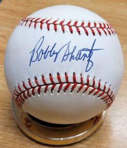 Autographed BOBBY SHANTZ Official American League Baseball