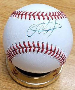 Autographed Sandy Alcantara Rawlings Official Major League Baseball
