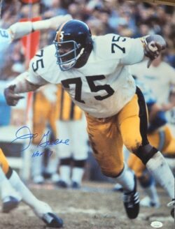 Autographed Joe Greene "HOF 87" Pittsburgh Steelers 16x20 Photo with JSA COA