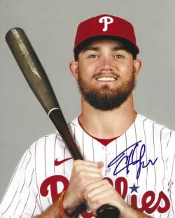 AUTOGRAPHED JIM HALEY 8X10 Philadelphia Phillies Photo