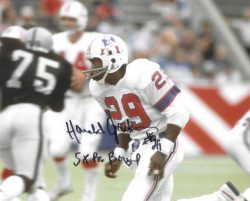 AUTOGRAPHED Harold Jackson New England Patriots 8x10 photo