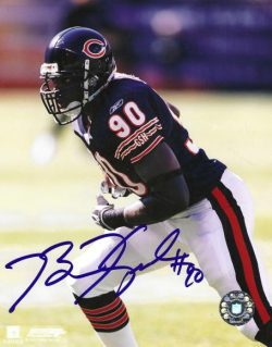 Autographed BRYAN KNIGHT 8X10 Chicago Bears Photo