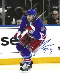 Autographed KEITH YANDLE 8X10 New York Rangers Photo