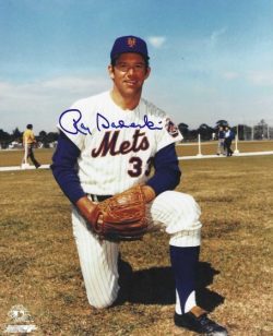 AUTOGRAPHED RAY SADECKI 8X10 New York Mets photo