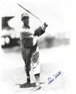 AUTOGRAPHED IRV HALL 8X10 Philadelphia A's Photo