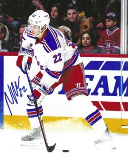 Autographed NICK HOLDEN 8X10 New York Rangers Photo