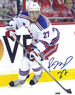 Autographed RYAN MCDONAGH 8X10 New York Rangers Photo