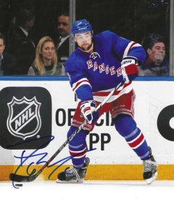 Autographed DYLAN MCILRATH 8X10 New York Rangers Photo