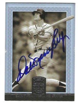 Autographed DALE MURPHY Atlanta Braves 2005 Donruss Greats Card