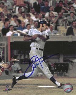AUTOGRAPHED JOE PEPITONE 8x10 Chicago Cubs Photo