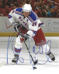 Autographed VINNY PROSPAL 8X10 New York Rangers Photo