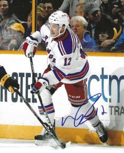 Autographed  MATT PUEMPEL 8X10 New York Rangers Photo