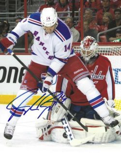 Autographed TAYLOR PYATT 8X10 New York Rangers Photo