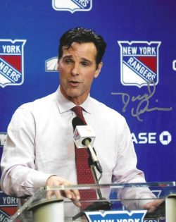 Autographed DAVID QUINN 8X10 New York Rangers Photo