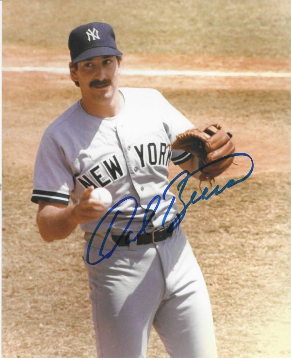 Autographed DALE BERRA 8X10 New York Yankees Photo