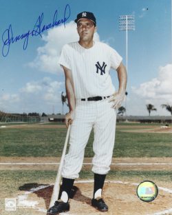 AUTOGRAPHED JOHNNY BLANCHARD 8x10 New York Yankees Photo